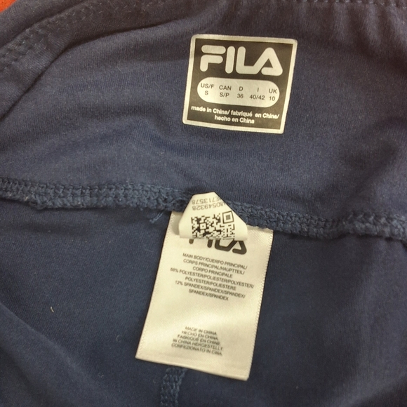 Fila Blue and White Performance Leggings - Picture 3 of 9